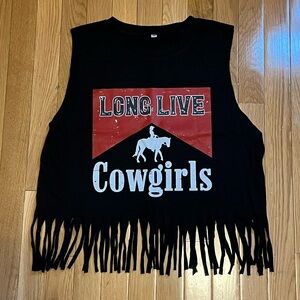 NWOT Long Live Cowgirls Tank, Size Medium